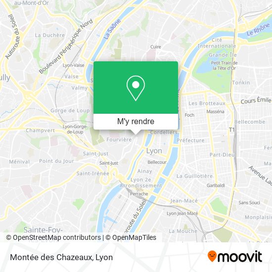 Montée des Chazeaux plan