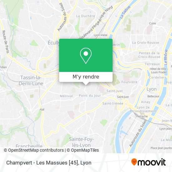 Champvert - Les Massues [45] plan