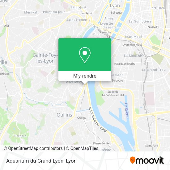 Aquarium du Grand Lyon plan