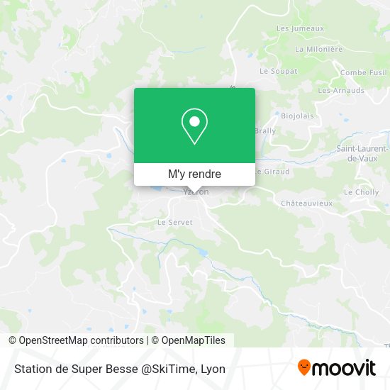 Station de Super Besse @SkiTime plan