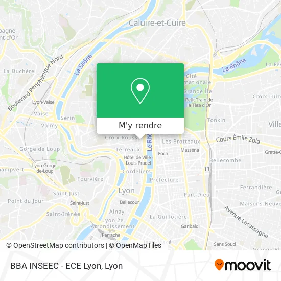 BBA INSEEC - ECE Lyon plan