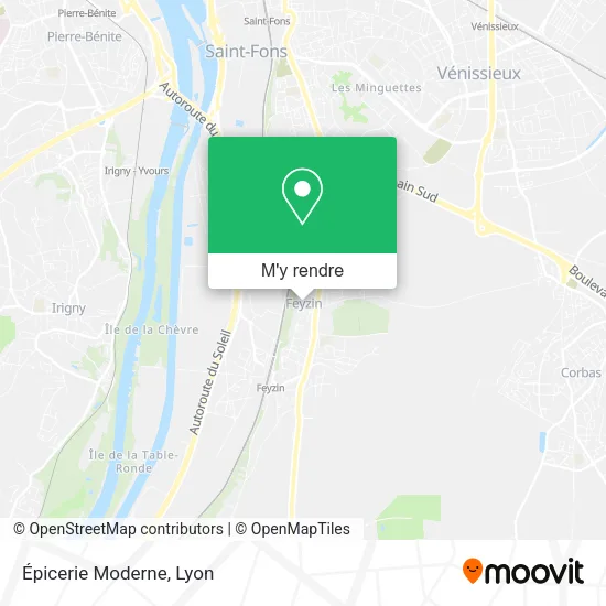 Épicerie Moderne plan