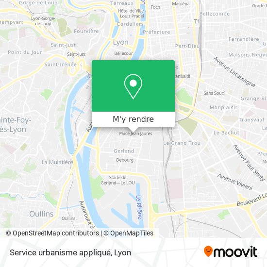 Service urbanisme appliqué plan