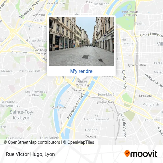 Rue Victor Hugo plan