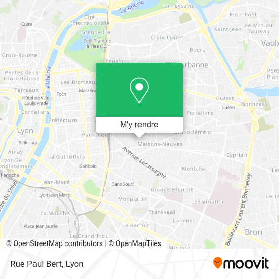 Rue Paul Bert plan