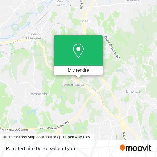 Parc Tertiaire De Bois-dieu plan