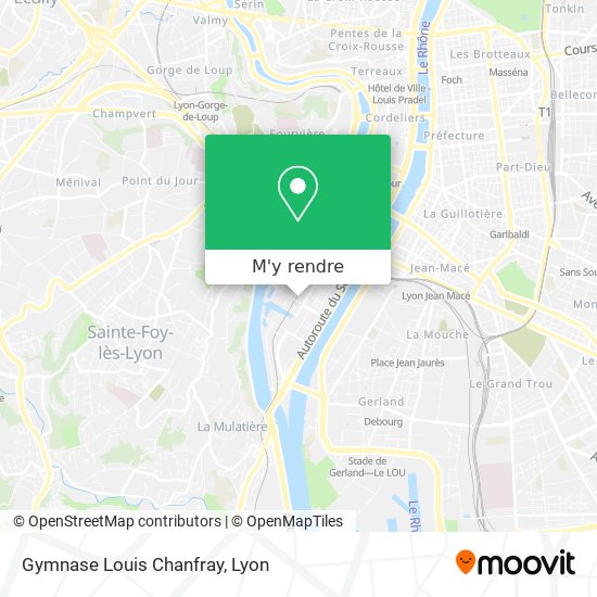 Gymnase Louis Chanfray plan