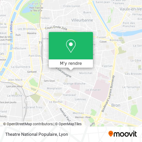 Theatre National Populaire plan