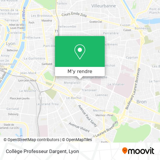 Collège Professeur Dargent plan