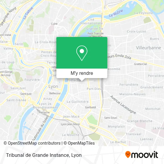 Tribunal de Grande Instance plan
