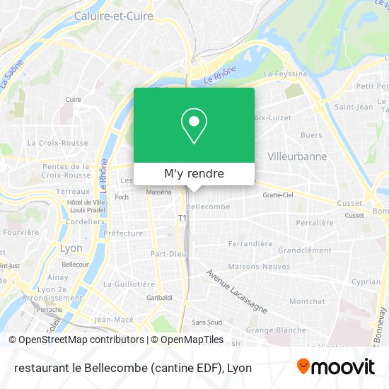 restaurant le Bellecombe (cantine EDF) plan