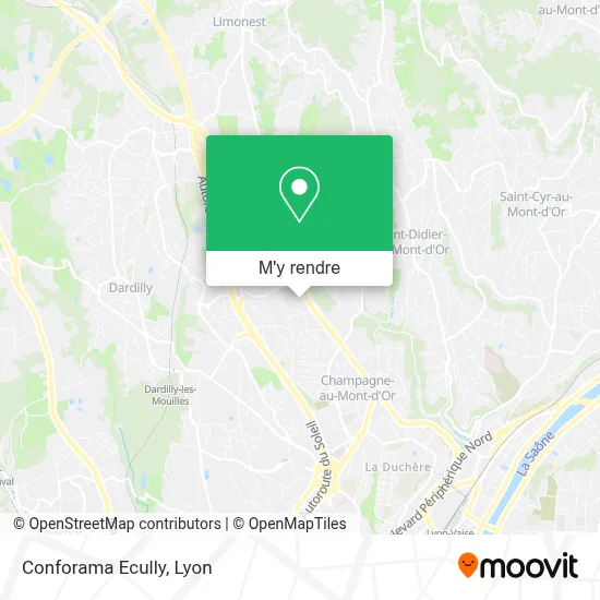 Conforama Ecully plan