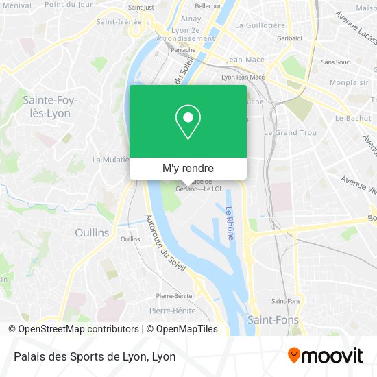 Palais des Sports de Lyon plan
