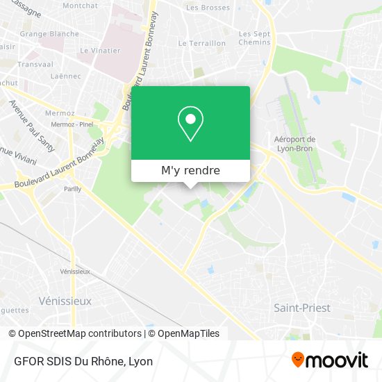 GFOR SDIS Du Rhône plan