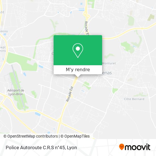 Police Autoroute C.R.S n°45 plan