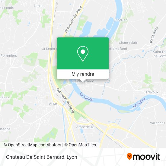 Chateau De Saint Bernard plan
