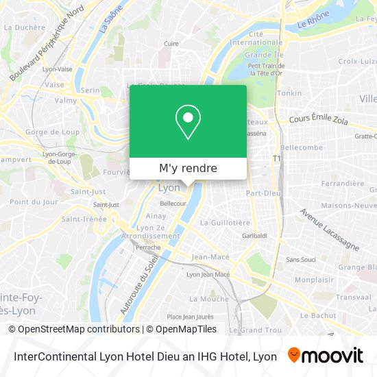 InterContinental Lyon Hotel Dieu an IHG Hotel plan