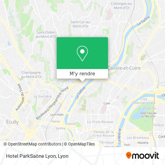 Hotel ParkSaône Lyon plan