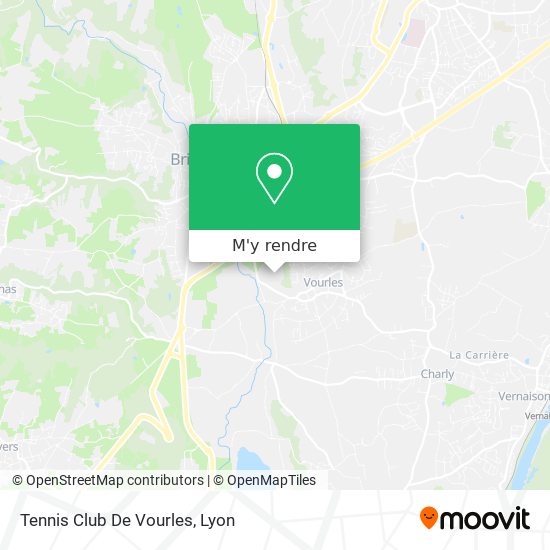 Tennis Club De Vourles plan