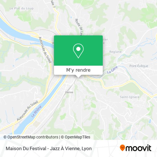 Maison Du Festival - Jazz À Vienne plan