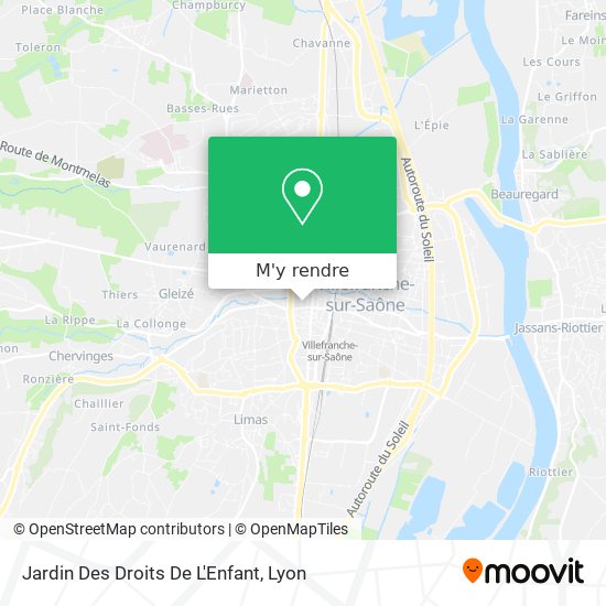 Jardin Des Droits De L'Enfant plan