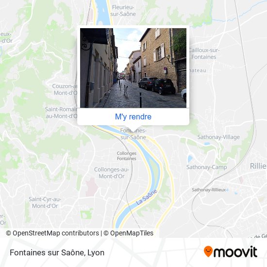 Fontaines sur Saône plan