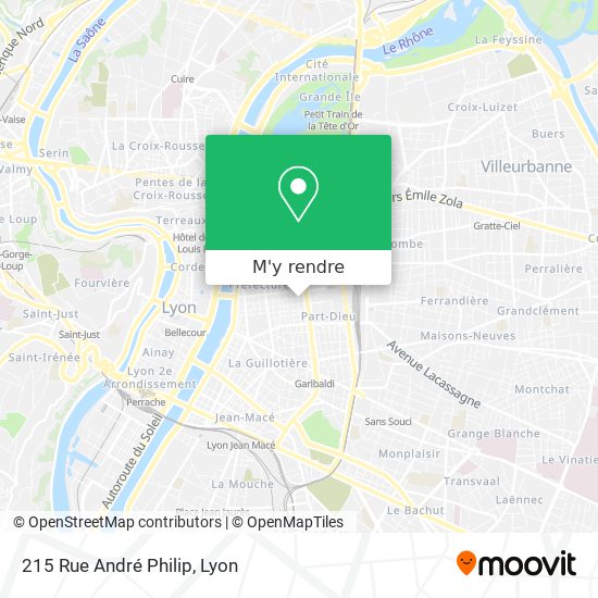 215 Rue André Philip plan