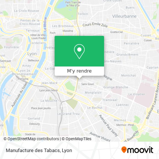 Manufacture des Tabacs plan