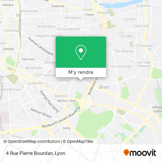 4 Rue Pierre Bourdan plan
