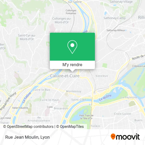 Rue Jean Moulin plan