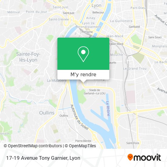 17-19 Avenue Tony Garnier plan