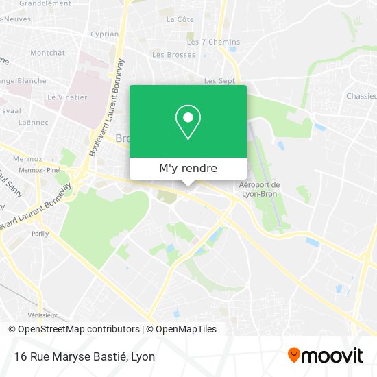 16 Rue Maryse Bastié plan
