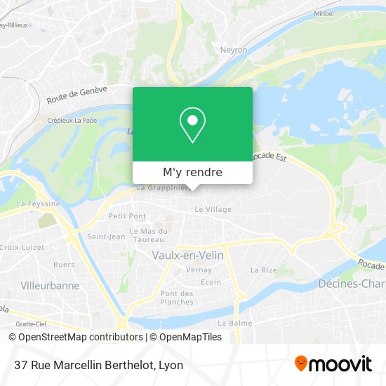 37 Rue Marcellin Berthelot plan