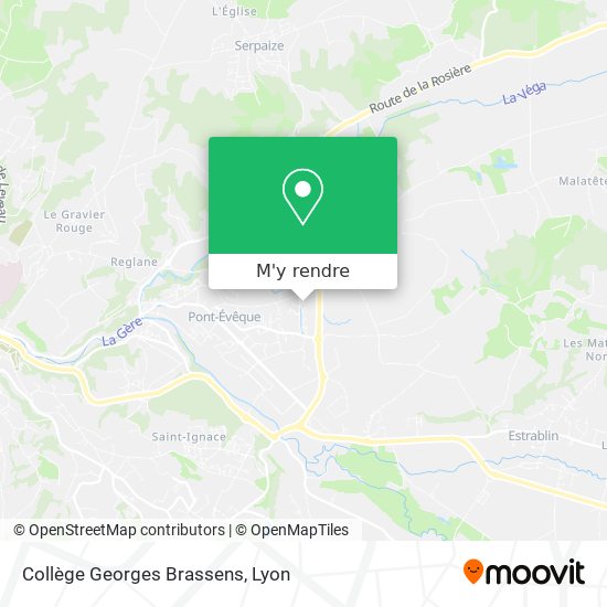 Collège Georges Brassens plan