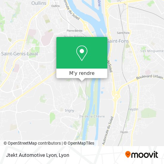Jtekt Automotive Lyon plan