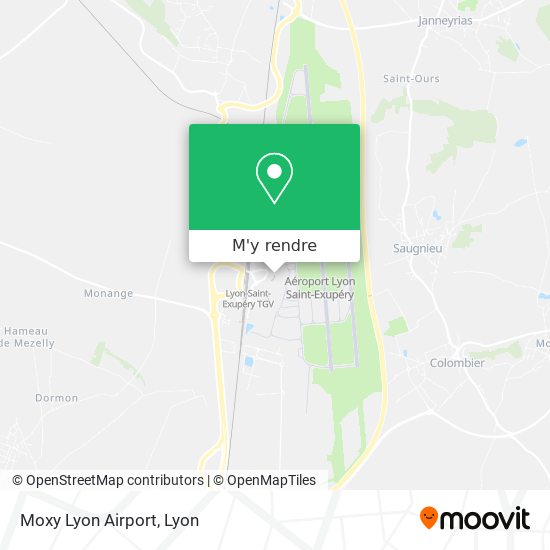 Moxy Lyon Airport plan