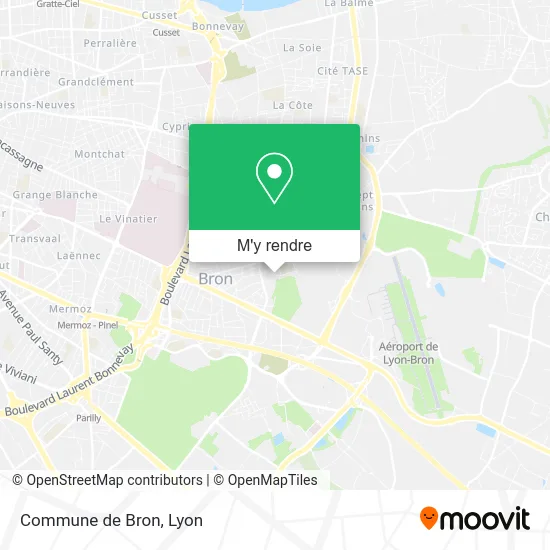 Commune de Bron plan