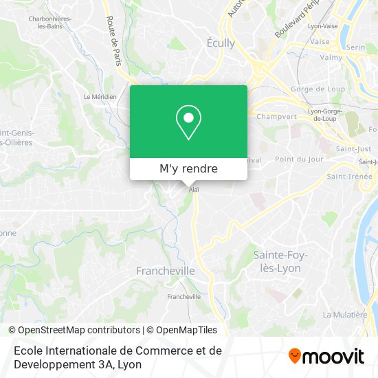 Ecole Internationale de Commerce et de Developpement 3A plan