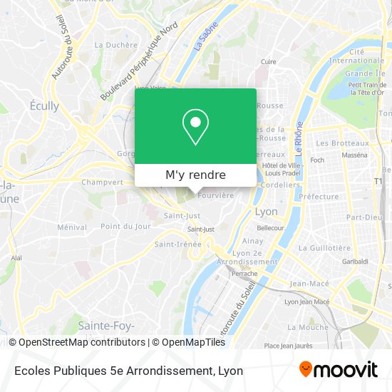 Ecoles Publiques 5e Arrondissement plan