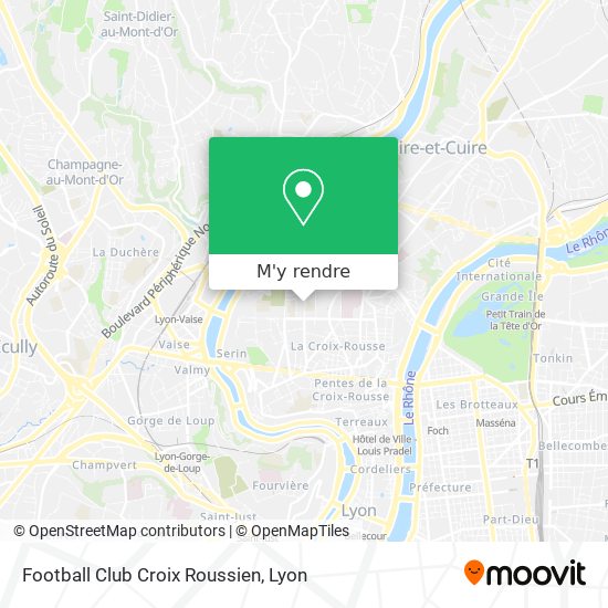Football Club Croix Roussien plan