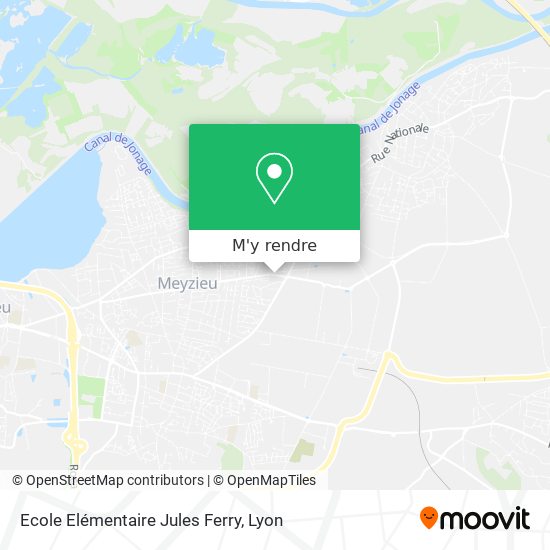 Ecole Elémentaire Jules Ferry plan