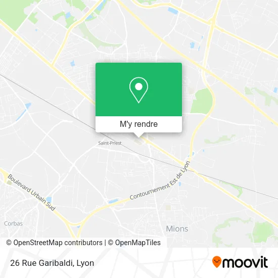26 Rue Garibaldi plan