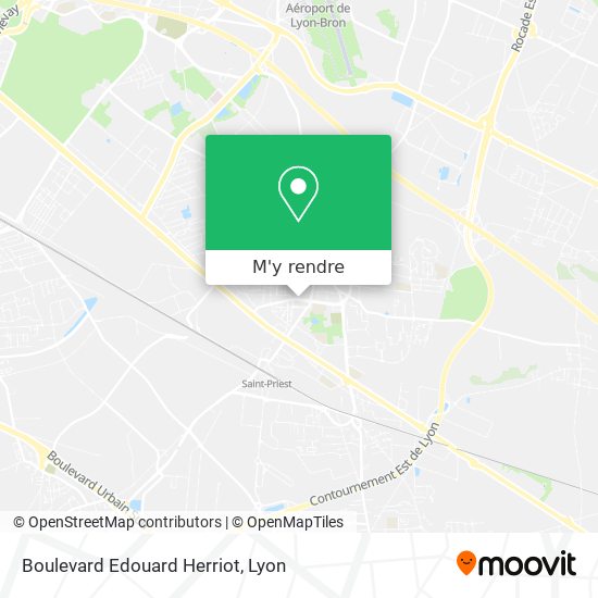 Boulevard Edouard Herriot plan