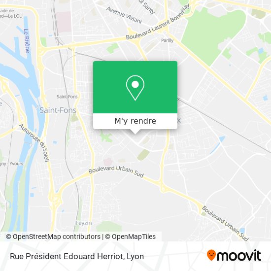 Rue Président Edouard Herriot plan