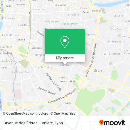 Avenue des Frères Lumière plan