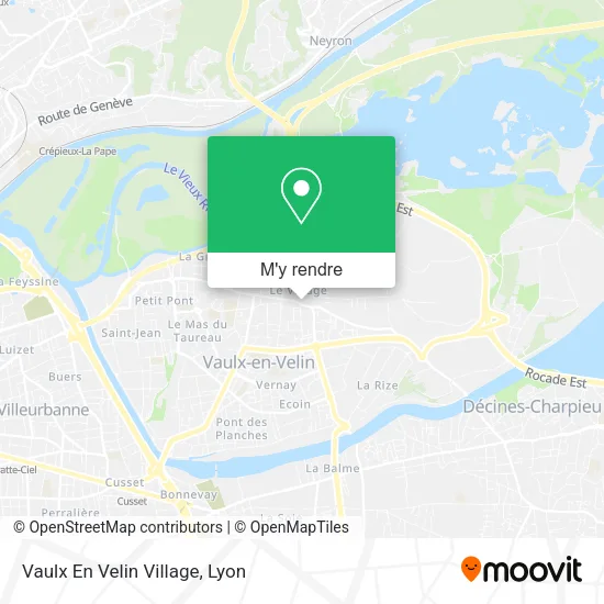 Vaulx En Velin Village plan