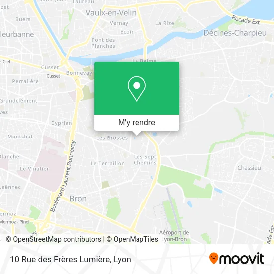 10 Rue des Frères Lumière plan
