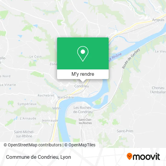 Commune de Condrieu plan