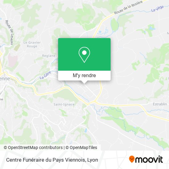 Centre Funéraire du Pays Viennois plan