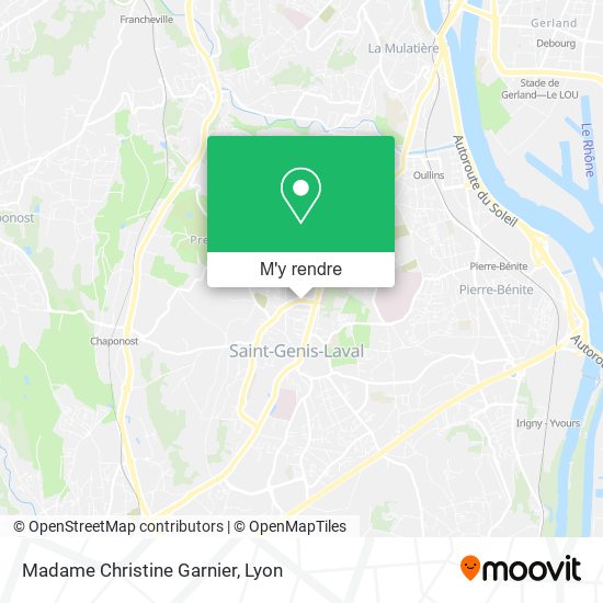 Madame Christine Garnier plan